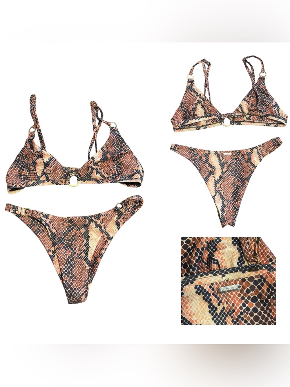 Blackbough Swim Snakeskin Bikini